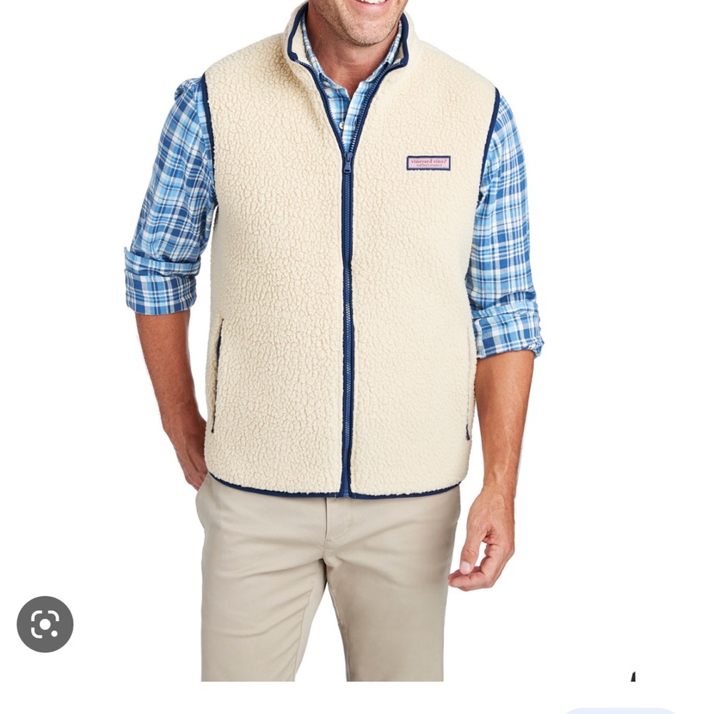Men’s Vineyard Vines sherpa vest